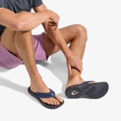 OluKai Hokua - Blue Depth / Black -OluKai Sale Store 10161 TF40 102 M HOKUA BlueDepthBlack