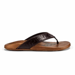 OluKai Hikianalia-Dark Java / Tan