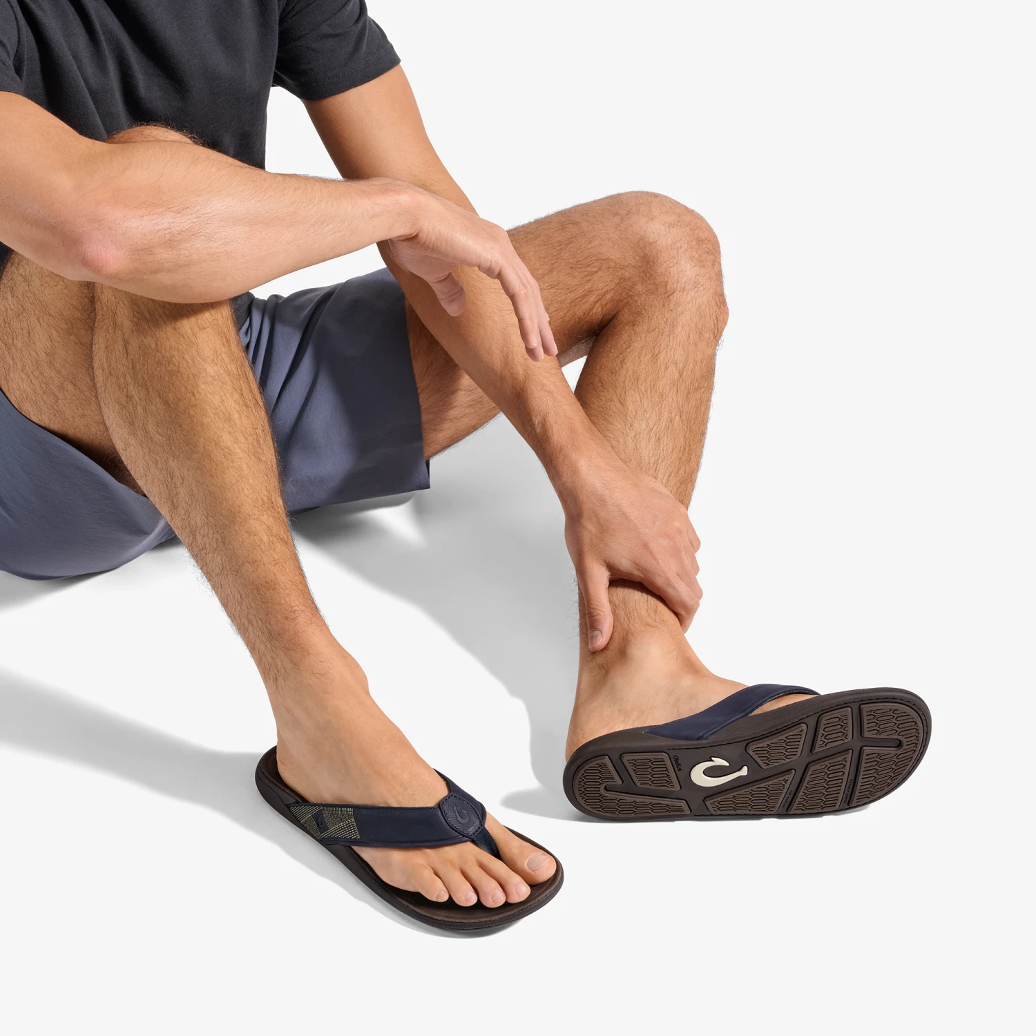 OluKai Tuahine - Trench Blue / Dark Wood 7 OluKai Tuahine - Trench Blue / Dark Wood - Image 5