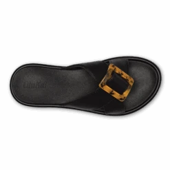 OluKai La‘i Slide - Black -OluKai Sale Store 20511 4040 004 W LaiSlide BlkBlk V3