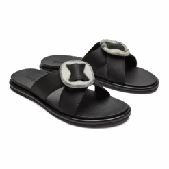 OluKai La‘i Slide - Lava Rock -OluKai Sale Store 20511 LRLR 003 W LAISLIDE LavaRockLavaRock
