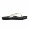 OluKai ‘Uiki - Bright White / Lava Rock -OluKai Sale Store 20537 WBLR 001 W UIKI BrightWhiteLavaRock