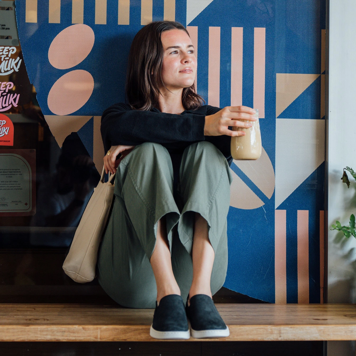 OluKai Pehuea Cozy-Lava Rock / Lava Rock 6 OluKai Pehuea Cozy-Lava Rock / Lava Rock - Image 4